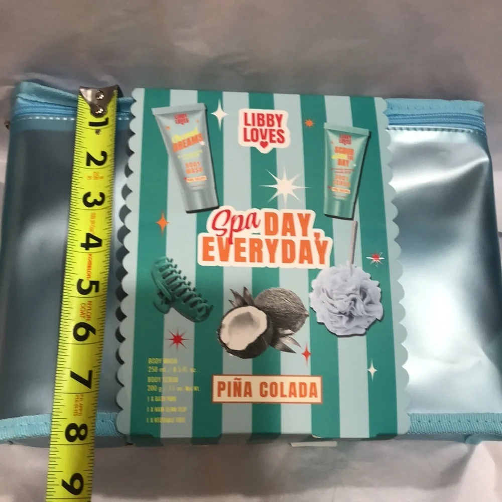 Libby Loves 5piece Spa day everyday pina colada spa kit new‎